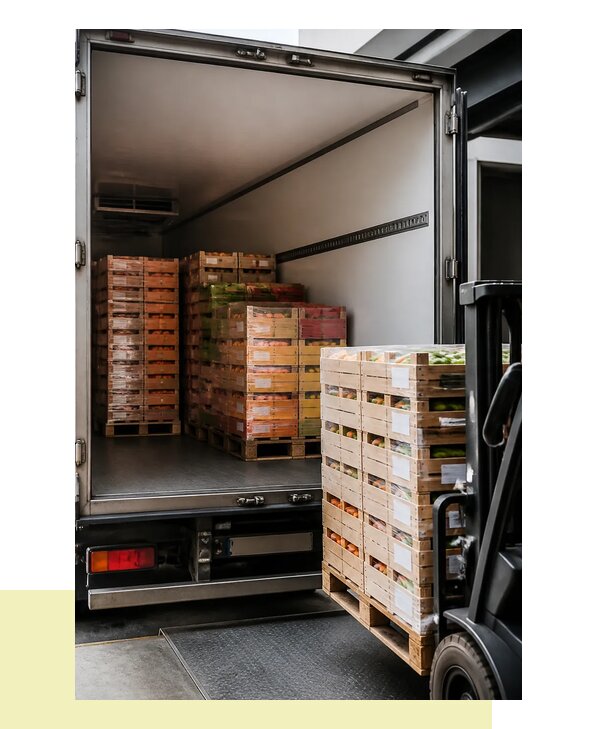 Перевозка сельхозпродукции на паллетах с доставкой в Люберцы