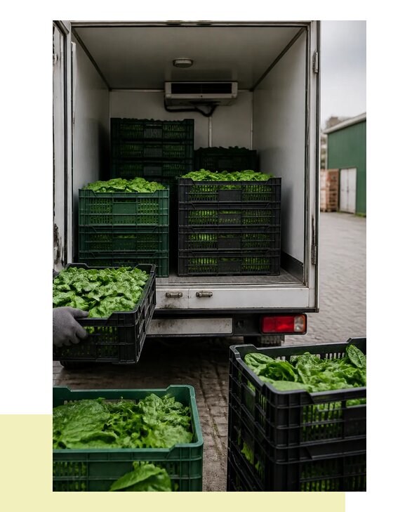 Перевозка шпината в Люберцы с сохранением свежести продукции